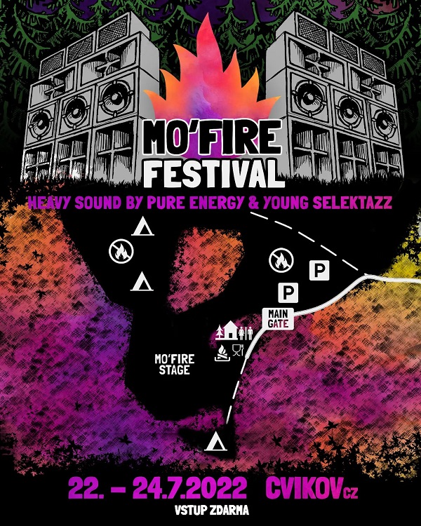 Sbírka na Mo’Fire festivalu 2022